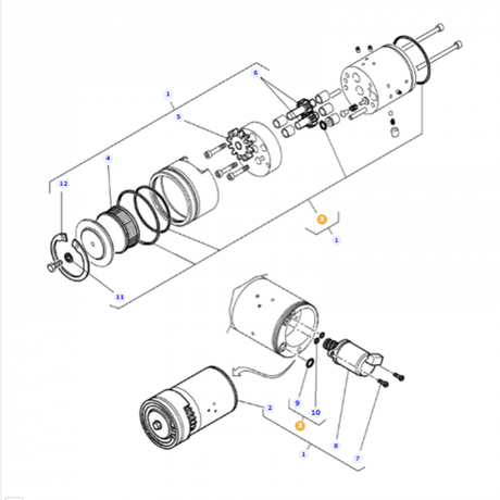 Massey Ferguson - Joint Gasket Kit - 3907638M11 - Farming Parts