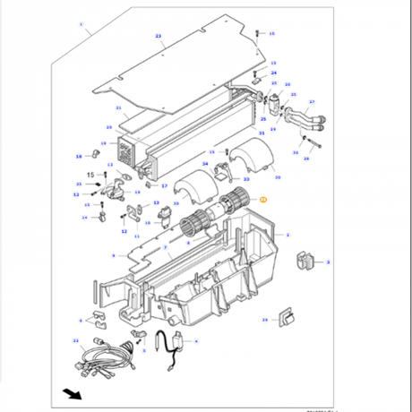 Massey Ferguson - Blower - 3909575M91 - Farming Parts