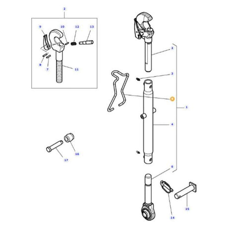 Massey Ferguson - Spring - 3909708M1 - Farming Parts