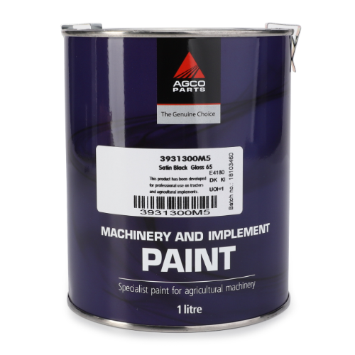 Massey Ferguson - Satin Black Paint 1lts - 3931300M5 - Farming Parts