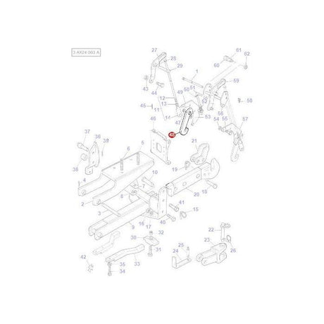 Massey Ferguson - Latch - 1661857M4 - Farming Parts