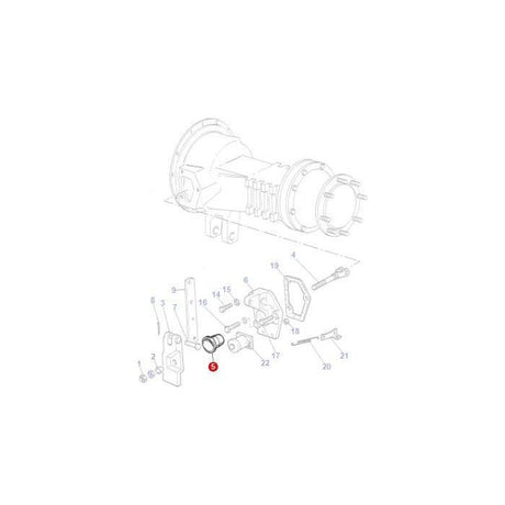 Massey Ferguson - Boot slave Cylinder - 1667175M1 - Farming Parts