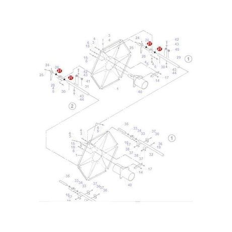 Massey Ferguson - Washer - D20400586 - Farming Parts