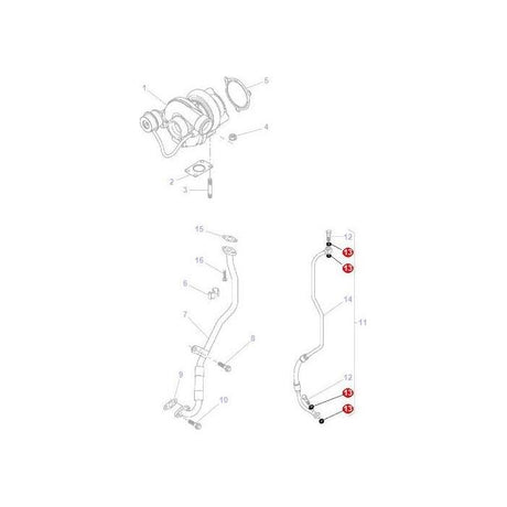 Massey Ferguson - Sealing Washer - 4224718M1 - Farming Parts