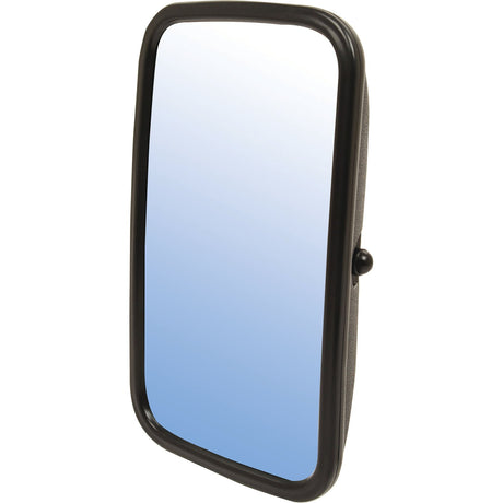 The Mirror Head - Rectangular, Convex, 305 x 183mm by Sparex (S.39744), with a black frame and slightly angled reflective surface, offers universal fitting and is displayed against a white background.