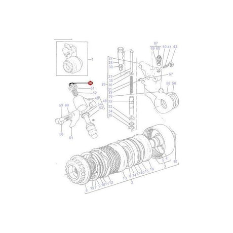 Massey Ferguson - Circlip IPTO Piston - 355905X1 - Farming Parts