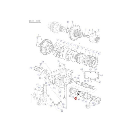 Massey Ferguson - Seal Transfer Box - 3714398M1 - Farming Parts