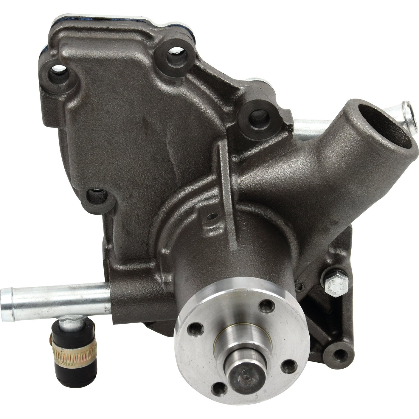 The Water Pump Assembly (Sparex Part No. S.39892) by Sparex includes an impeller, mounting holes, and a pulley hub, making it suitable for Lamborghini models.