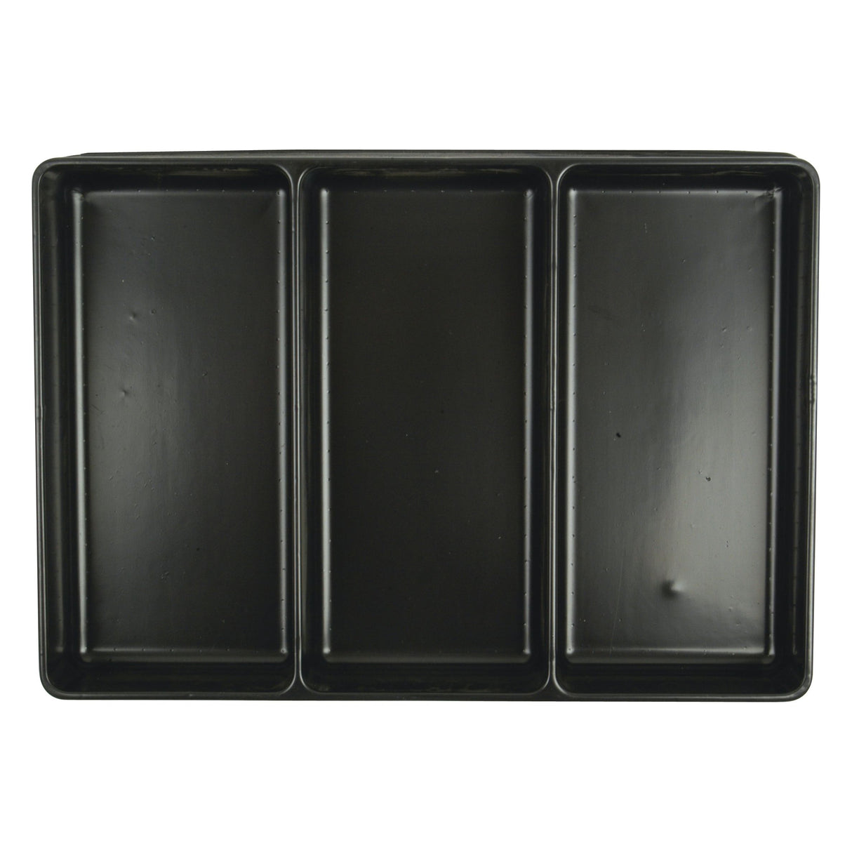 Sparex 3 Compartment Tray (330 x 50 x 230mm) | Sparex Part No.S.2135, rectangular black plastic tray.