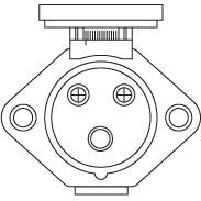 3-Pin Auxiliary Female Socket (Plastic)
 - S.50977 - Farming Parts