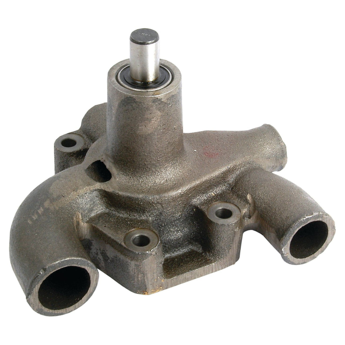 The Sparex Water Pump Assembly (Part No. S.40035) features a metal housing with two inlet/outlet ports, an attached bearing shaft, and a robust impeller for efficient fluid movement.