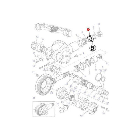 Massey Ferguson - Seal Differential - 3428314M1 - Farming Parts