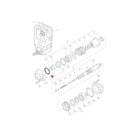 Massey Ferguson - O Ring - 378203X1 - Farming Parts