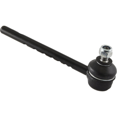 A black metal Track Rod with a ball joint, threaded connector, and precise 200mm taper length from Sparex.