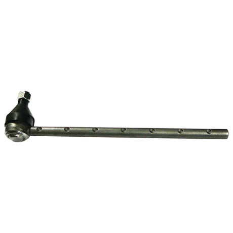 The Sparex Track Rod (S.40169), measuring 399mm in length, features a threaded bolt at one end and a cylindrical rod with multiple holes along its length, ensuring adjustable thread length for precise installations.