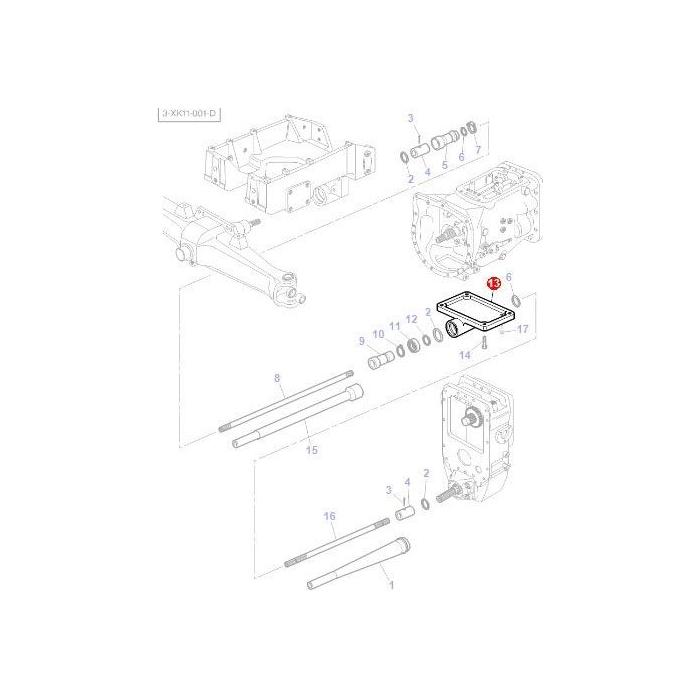 Massey Ferguson - Cover - 3800243P2 - Farming Parts