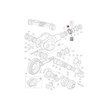 Massey Ferguson - Seal Differential - 3019967X1 - Farming Parts