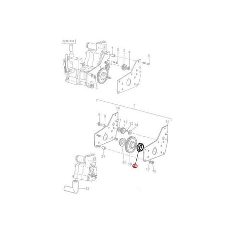 Massey Ferguson - Bush - 1661237M1 - Farming Parts