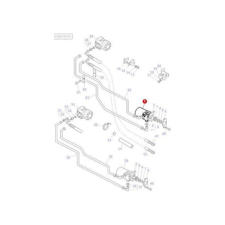 Massey Ferguson - Steering Pump - 3763744M91 - Farming Parts