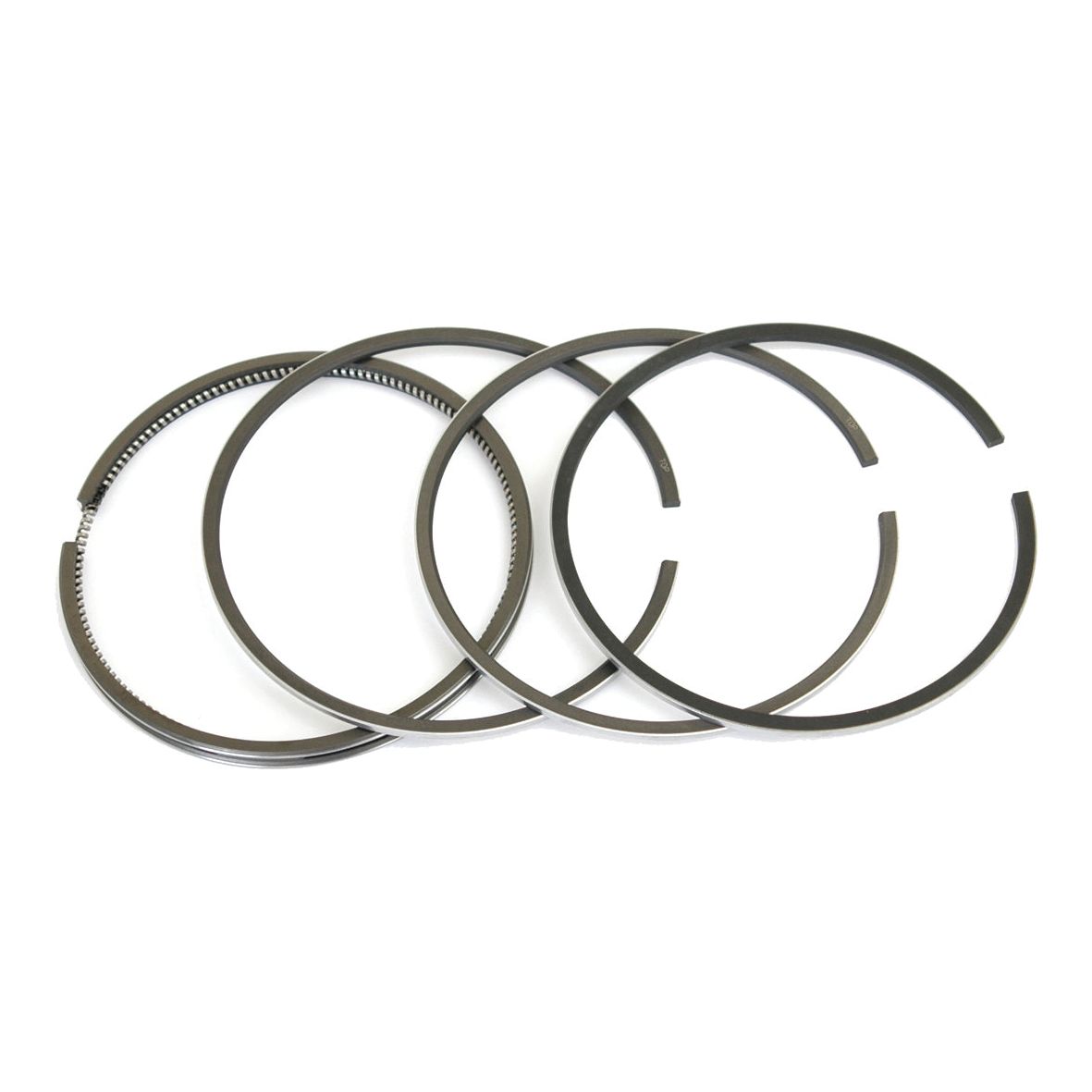 Three Piston Rings (Sparex Part No. S.40424) from the Sparex brand arranged side by side on a plain white background.