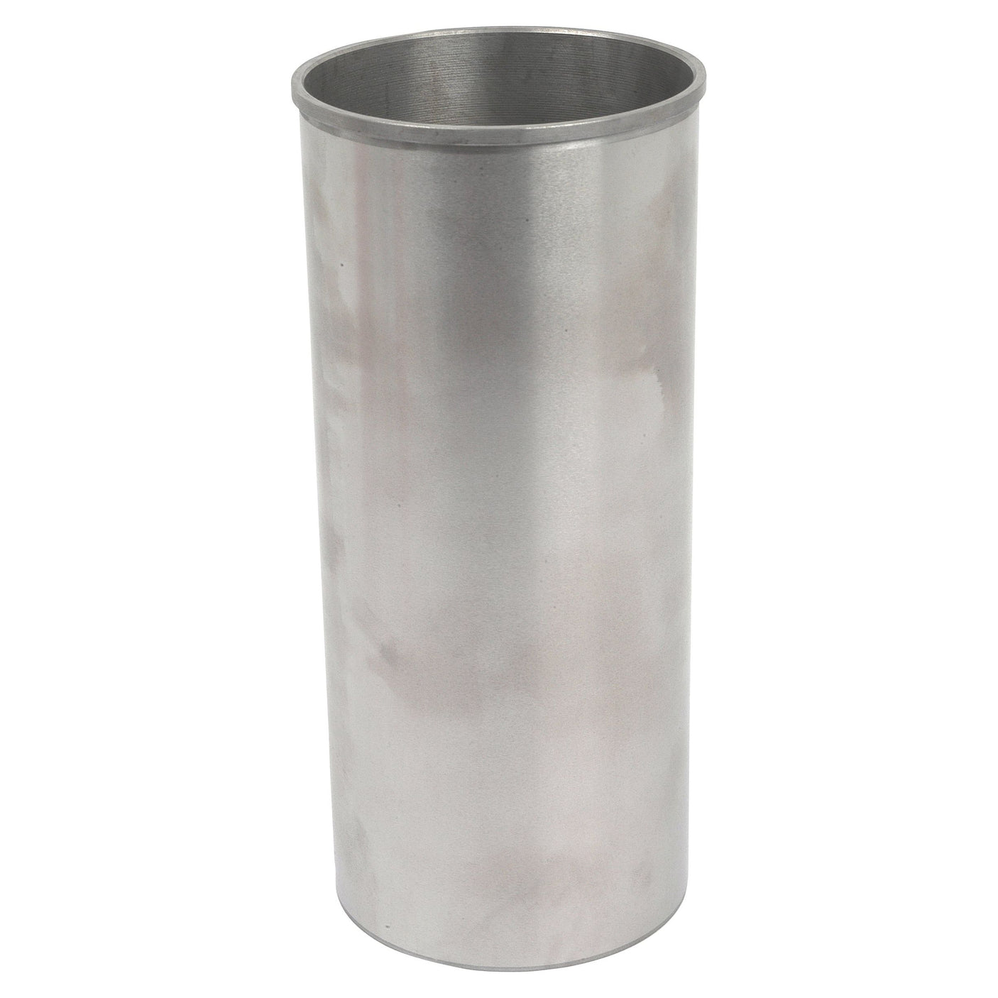 The Piston Liner (Semi Finished) by Sparex, part number S.40438, is a cylindrical metal container with a smooth, matte finish and features a high-quality liner for enhanced durability and an open top.