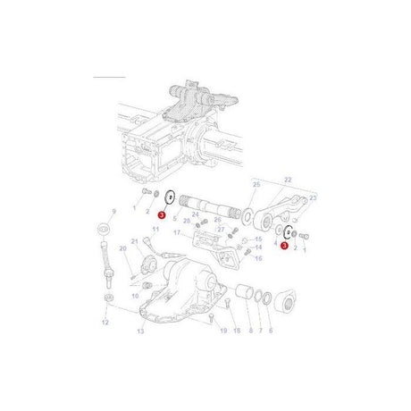 Massey Ferguson - Washer Lift Shaft - 3793507M1 - Farming Parts