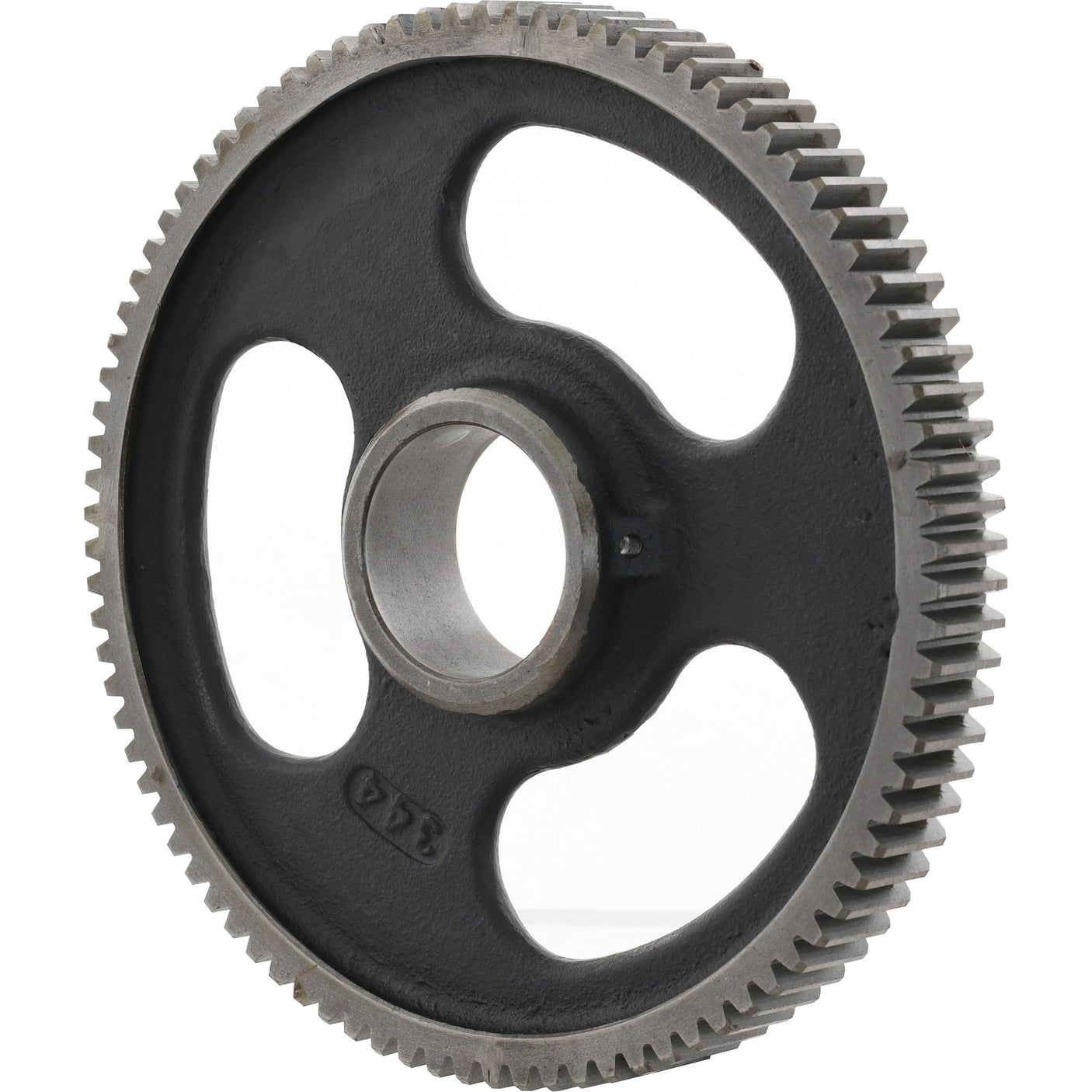 The Sparex Idler Gear - S.40523 features evenly spaced teeth and three cut-out sections around a central circular hole, making it suitable for Perkins Build List requirements.