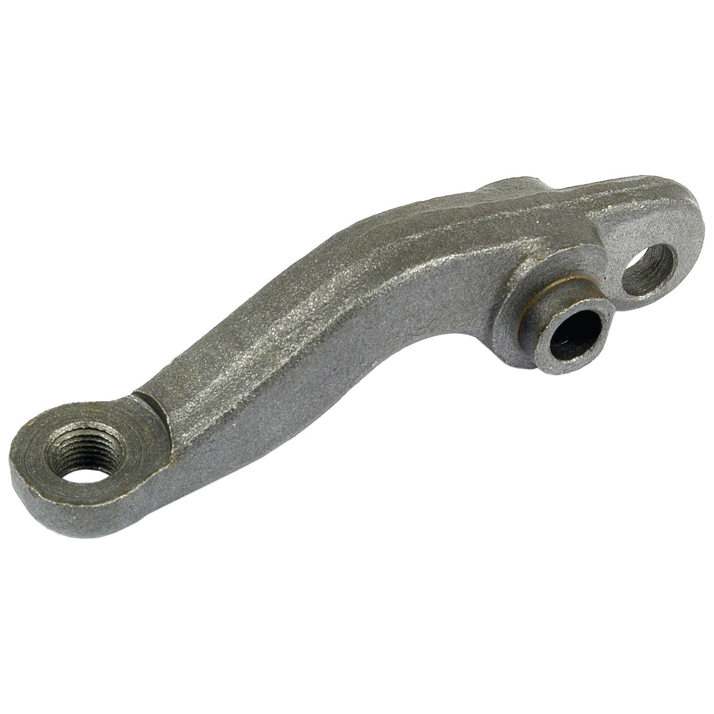 The Clutch Finger (Sparex Part No. S.40685) from the Sparex brand is a metal lever arm with two holes at each end, resembling a toggle lever often found in Massey Ferguson machinery.