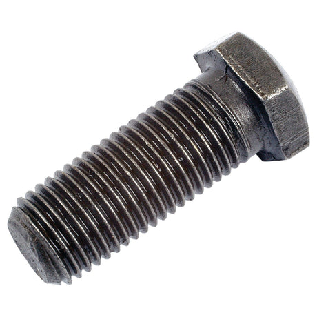 A close-up image of a metal hex bolt with a threaded body and hexagonal head, resembling the Sparex Imperial Clutch Finger Screw, Size 3/8" UNF (Sparex Part No. S.40699) used in Massey Ferguson tractors, against a white background.