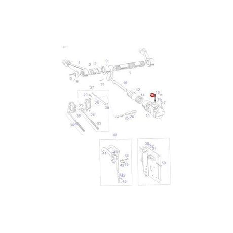 Massey Ferguson - Stud Lift Cylinder - 832712M1 - Farming Parts