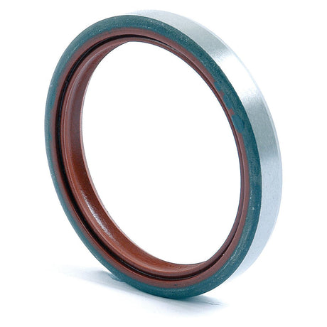 Close-up of the Imperial Rotary Shaft Seal, 1 5/8'' x 1 15/16'' x 1/4'' Double Lip (Sparex Part No. S.40742), a circular metal and rubber oil seal with a double lip, commonly used in mechanical applications to prevent leakage. Ideal for compatibility with Sparex products.