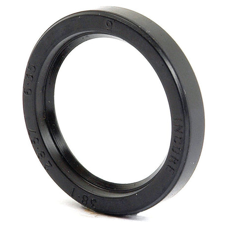 A black rubber Imperial Rotary Shaft Seal, model Sparex Part No. S.40747, measuring 1 1/8'' x 1 1/2'' x 1/4'', with raised text on its surface.