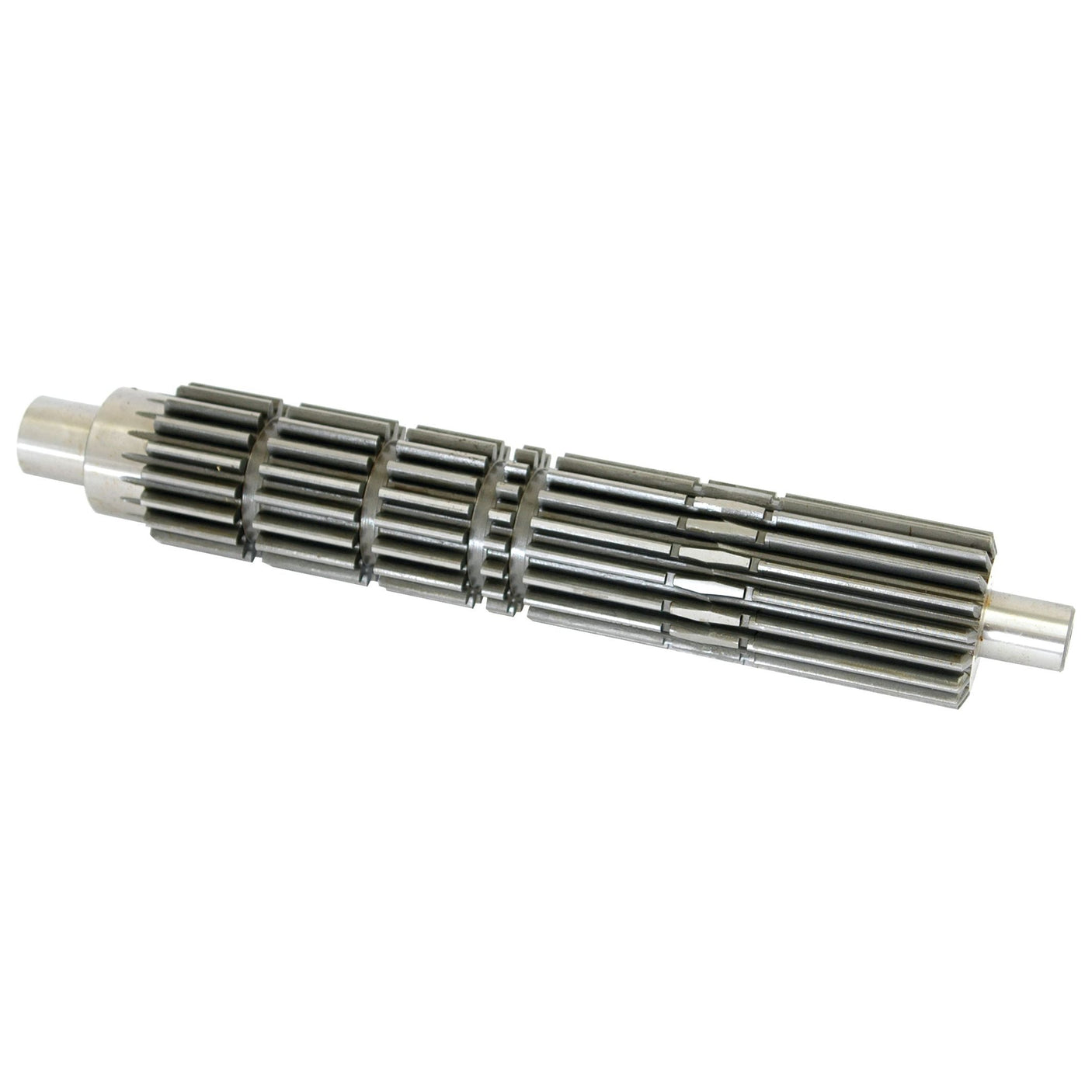 A cylindrical metal gear shaft named Main Shaft (Sparex Part No. S.40769) with multiple evenly spaced gear teeth along its length, compatible with Massey Ferguson and Sparex equipment.