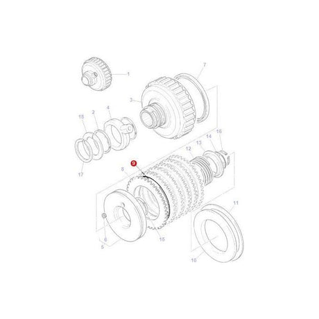 Massey Ferguson - Disc - 1686359M1 - Farming Parts