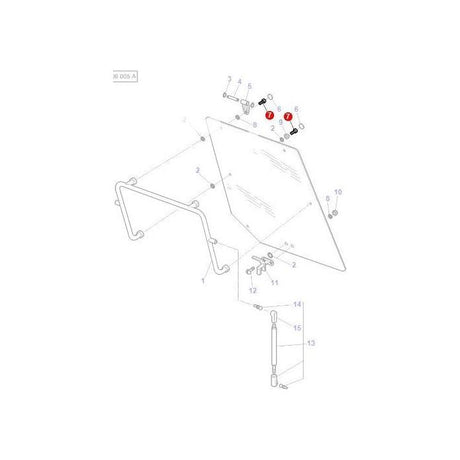 Massey Ferguson - Screw Rear Window - 3813589M1 - Farming Parts