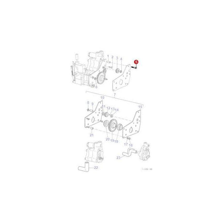 Massey Ferguson - Bolt - 516259M2 - Farming Parts