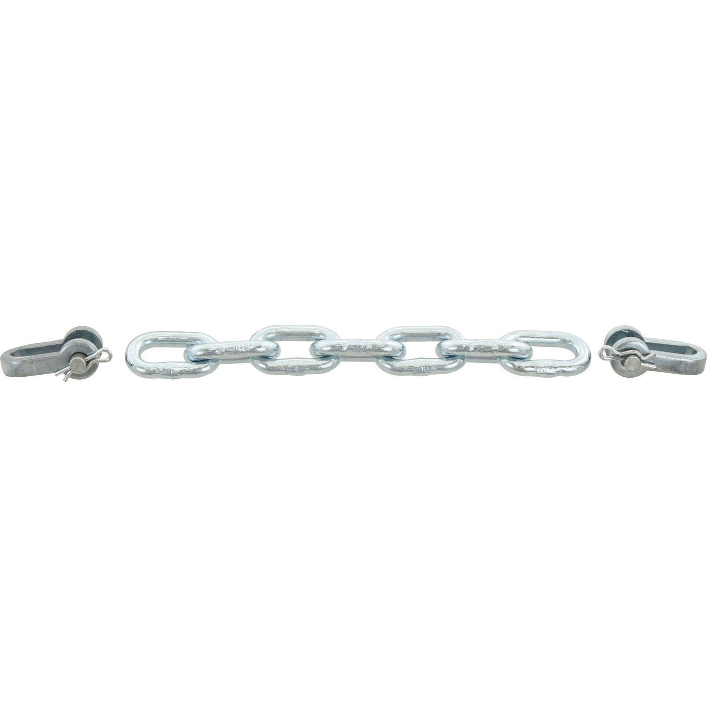 A sturdy nine-link Check Chain with a hole diameter that matches Sparex Part No. S.41046, featuring a snap hook on each end and evoking the durability of equipment used in Massey Ferguson machinery, laid out horizontally against a white background.