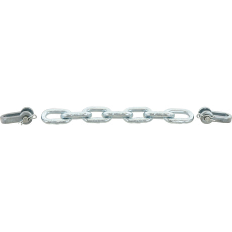 A sturdy nine-link Check Chain with a hole diameter that matches Sparex Part No. S.41046, featuring a snap hook on each end and evoking the durability of equipment used in Massey Ferguson machinery, laid out horizontally against a white background.