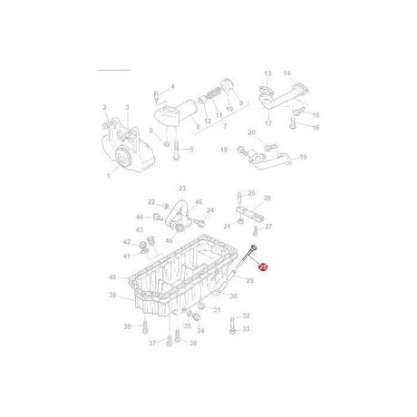 Massey Ferguson - Dipstick - 3641818M1 - Farming Parts