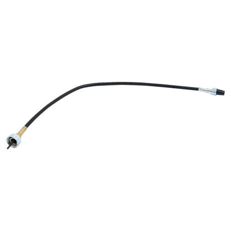 The Sparex Drive Cable (Part No. S.41092) is a flexible black cable measuring 632mm in length with metal fittings on both ends. Its outer cable length is 592mm, making it ideal for replacing your speedometer or tachometer cable on Massey Ferguson models.