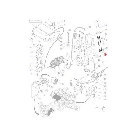 Massey Ferguson - Damper Suspension - 4292759M1 - Farming Parts