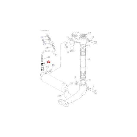 Massey Ferguson - Pin - 898363M1 - Farming Parts