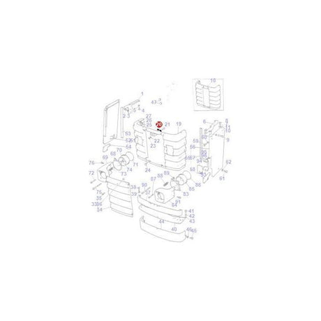 Massey Ferguson - Retaining Spring - 828224M1 - Farming Parts