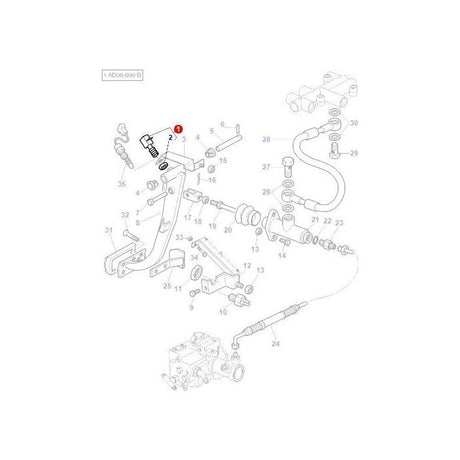 Massey Ferguson - Switch Indirect - 3909718M1 - Farming Parts