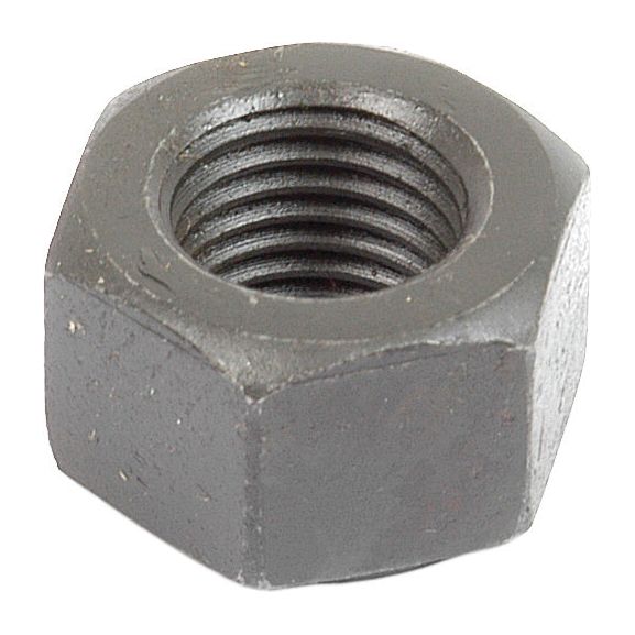 Close-up of a Sparex Conrod Nut (Sparex Part No. S.41328) with a threaded interior, hexagonal design, suitable for Allis Chalmers.