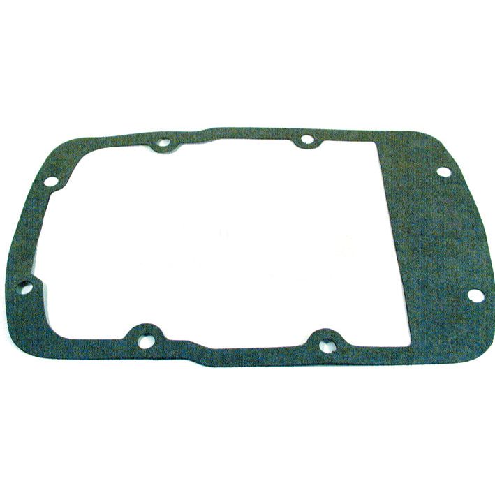 The Sparex Steering Box Gasket (Sparex Part No. S.41352) is a rectangular gasket with rounded corners and multiple bolt holes along the edges, designed specifically for Massey Ferguson transmission systems.