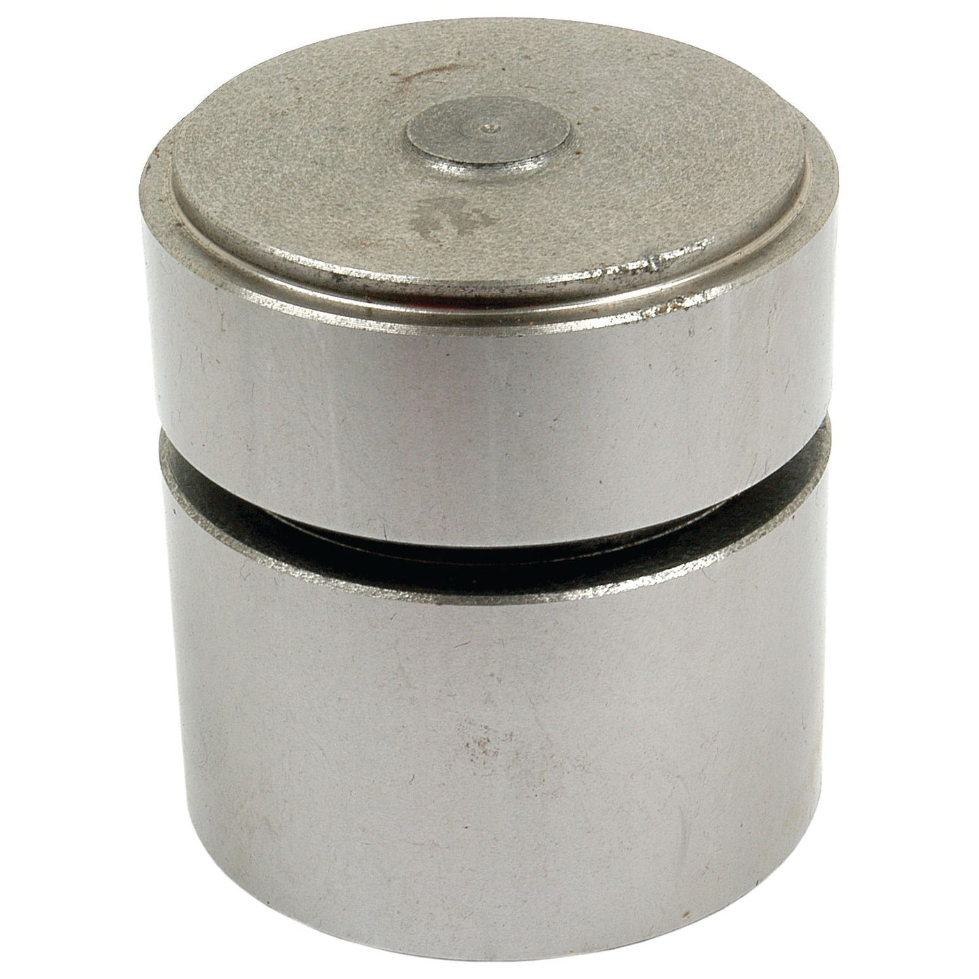 A Sparex Hydraulic Cylinder Piston (Part No. S.41361) is a cylindrical metal hydraulic lifter with a grooved midsection and nylon seals, commonly used in Massey Ferguson engine components.