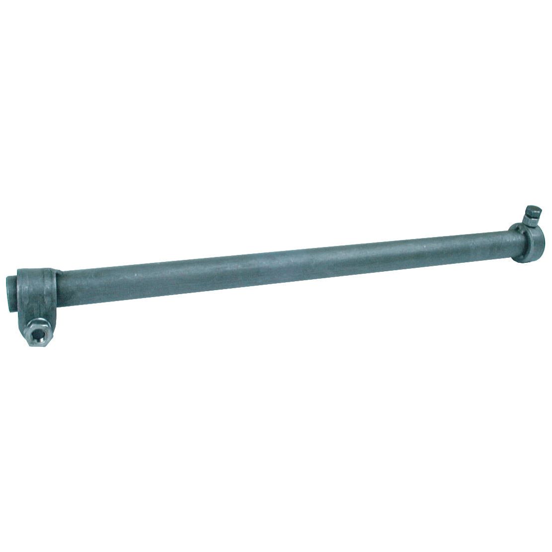 The Track Rod Tube, featuring mounting brackets on both ends and measuring 447 mm in length, is a component compatible with Massey Ferguson machinery. It is available through Sparex under Part No. S.41402.