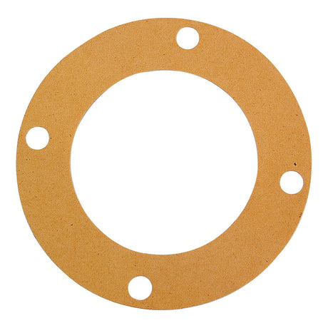 The Sparex Layshaft Housing Gasket (Part No. S.41508) is a circular brown gasket with four holes evenly spaced near the outer edge, designed for use on Massey Ferguson machinery.