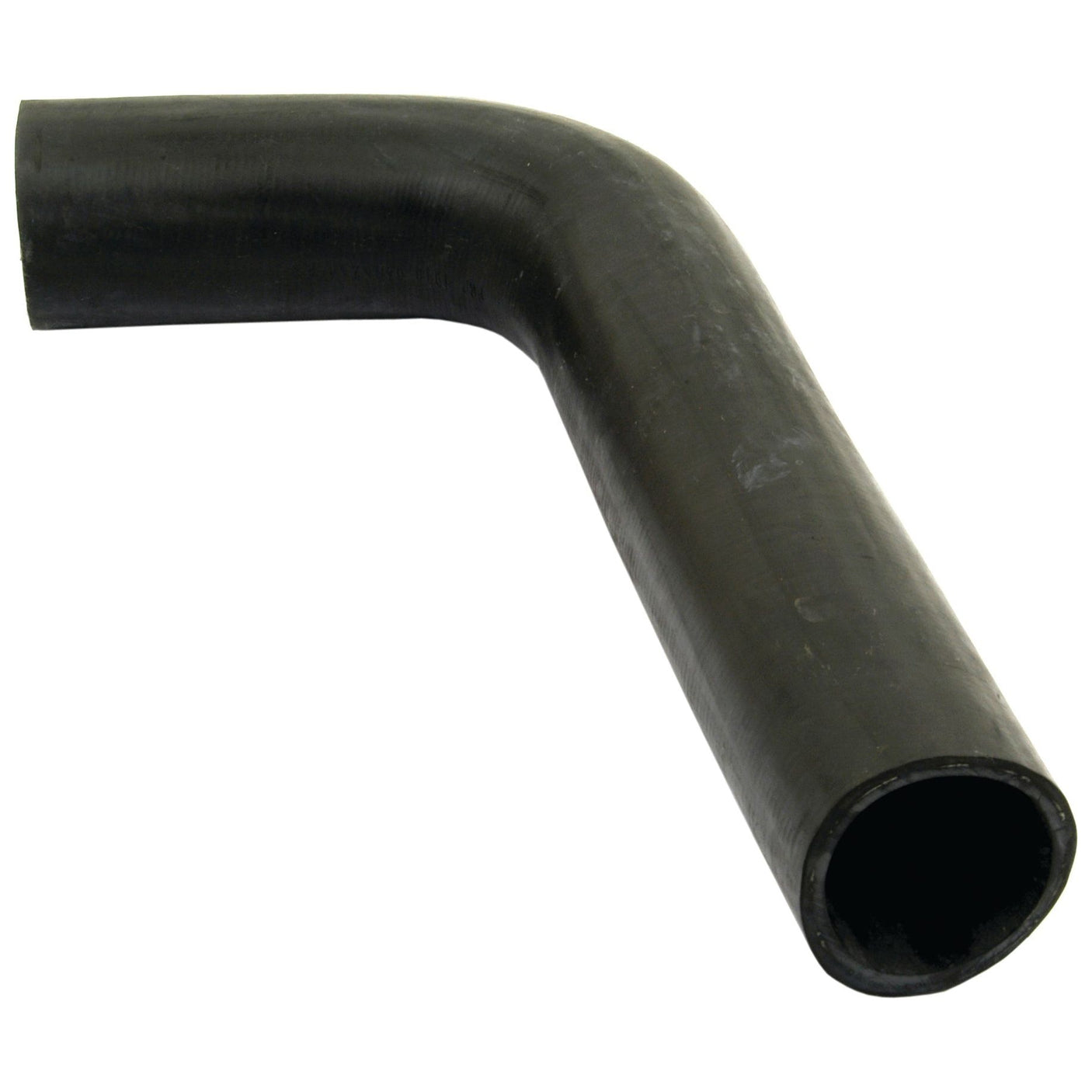 A black, L-shaped rubber hose with a smooth texture, featuring an inner diameter of 50mm at both ends, secured by a durable Sparex hose clip (Sparex Part No. S.41530).